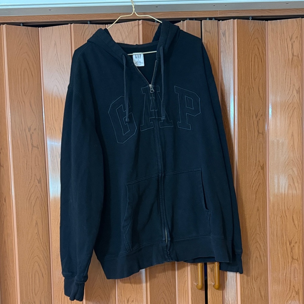 GAP Black Hoodie with Subtle Logo